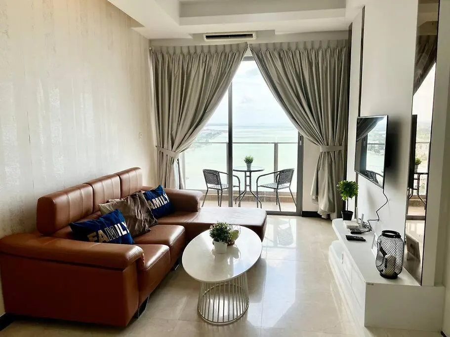 Apartment Silversc@Pe Melaka Seaview 2Room/5Pax/Bathub/Tvbox